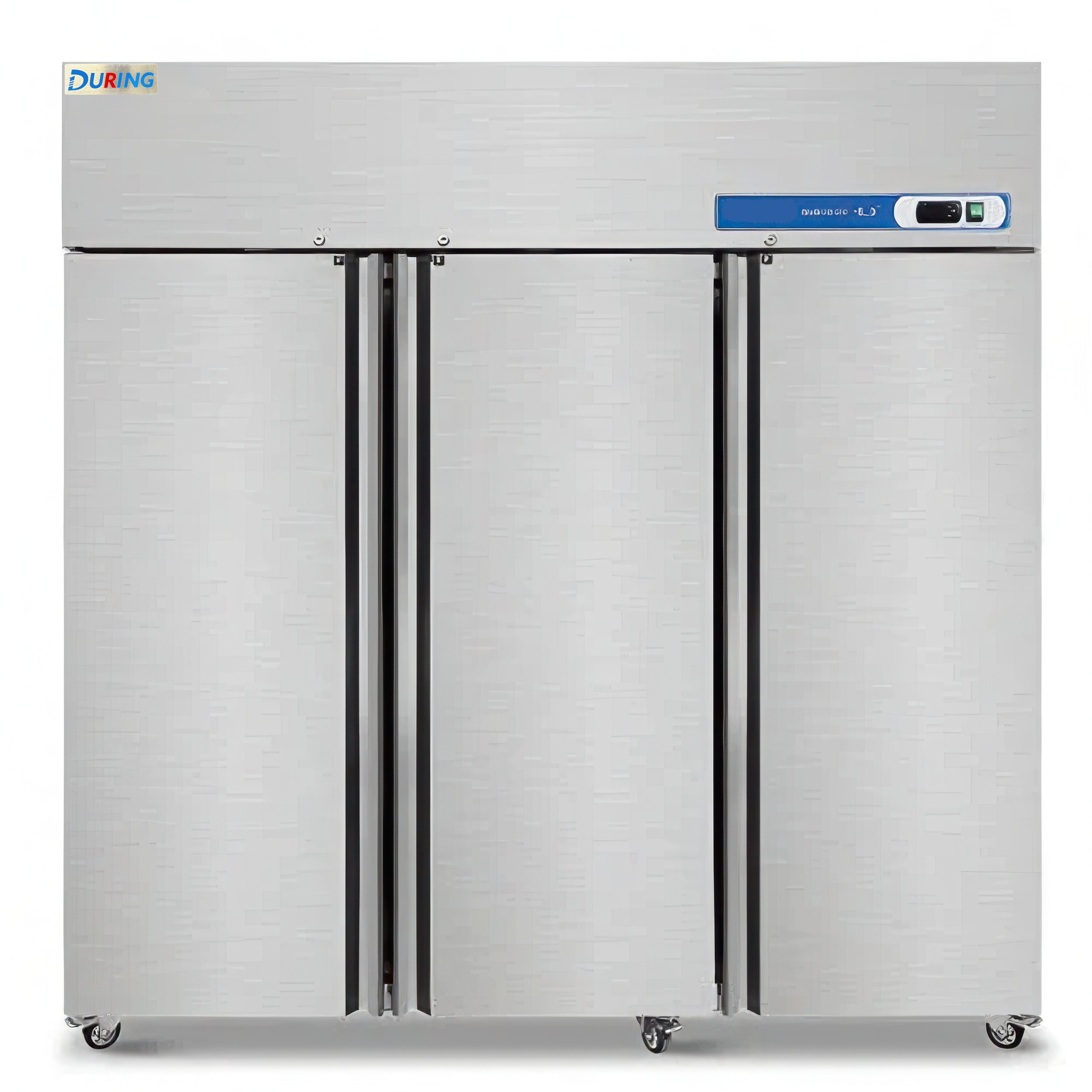 DURING D-K-72R 72" Stainless Steel 3-Door 54 Cu ft Solid Commercial Reach-In Refrigerator