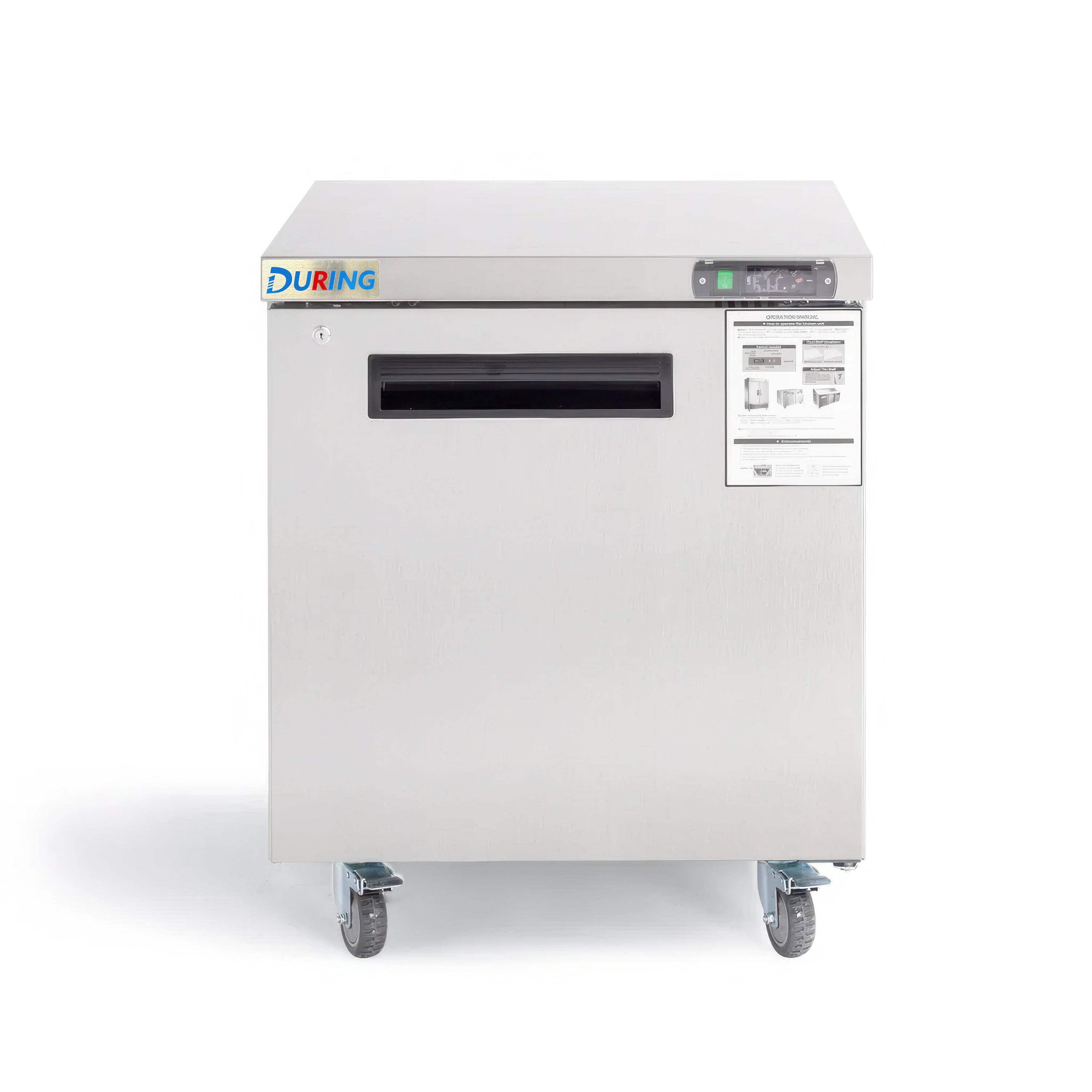 DURING D-KTF-28B 28" Single Door 6.4 Cu.ft Undercounter Freezer