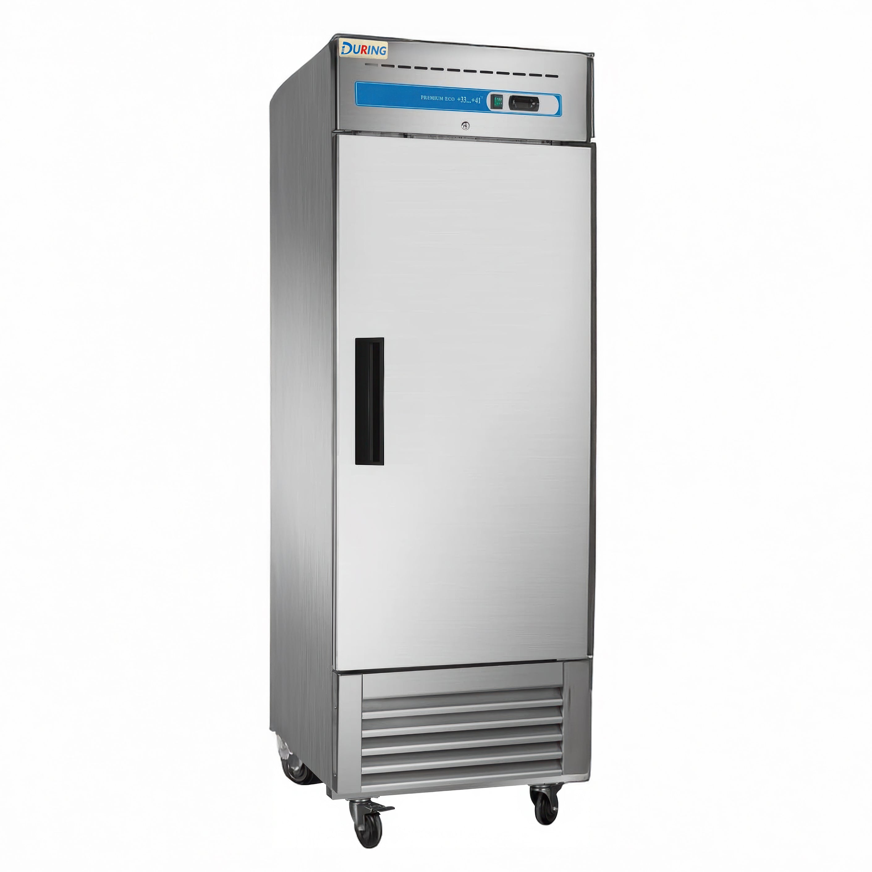 DURING D-KR-27B 27" Stainless Steel 23 Cu ft  Reach-In Upright Fan Cooling Commercial Refrigerator