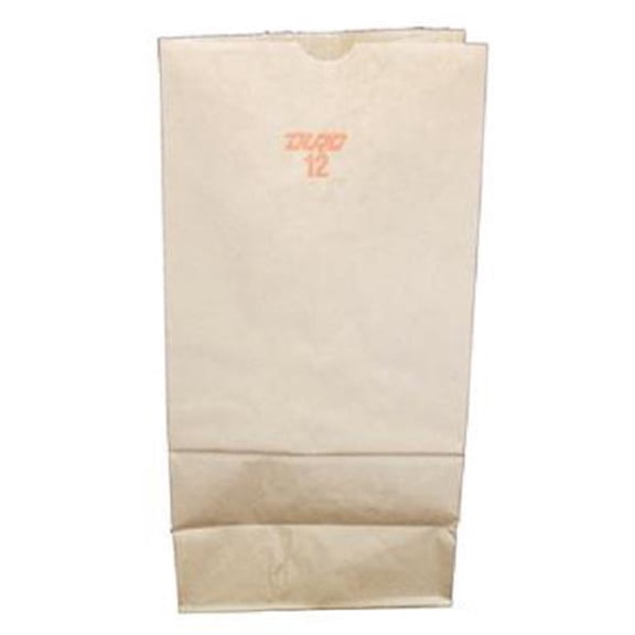 DURO # 12lb BROWN PAPER BAG ( 500 in a Pack )