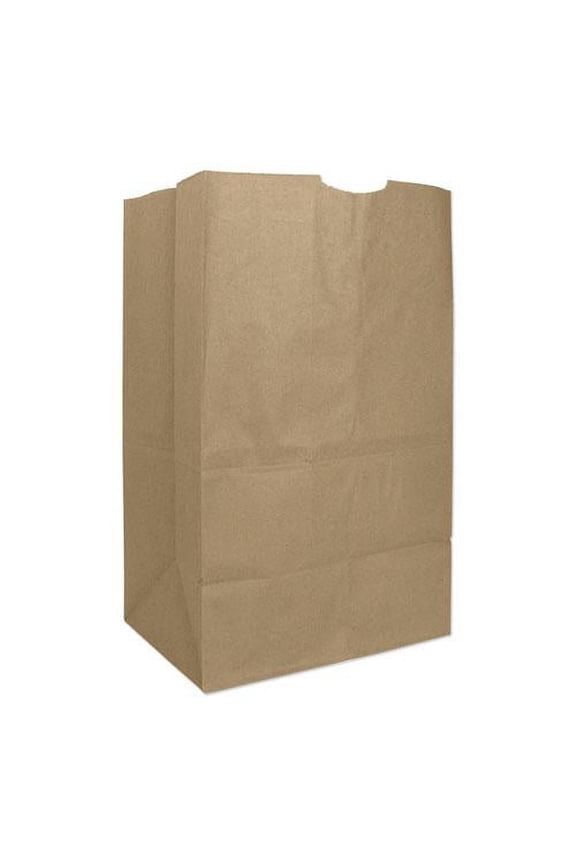Paper Products Grocery Paper Bags, 20# Squat Size, Extra-Heavy-Duty, 60# Basis Weight, 8.13" x 5.88" x 12.5", Kraft, 500/Bundle