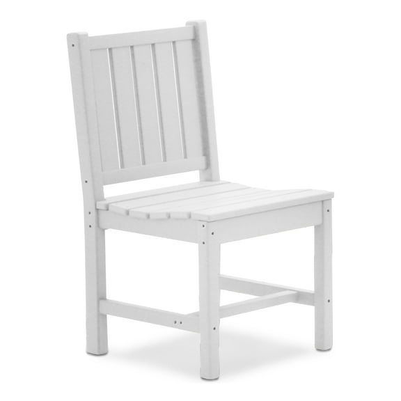 DuroGreen Lewiston Dining Height Side Chair - White