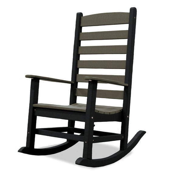 DUROGREEN Savannah Rocker - Black with Coastal Gray