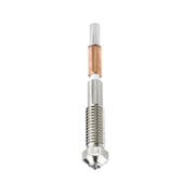 DUROZZLE 0.4mm Tungsten Carbide Nozzle Hotend for Bambu Lab H2D/H2S/P2S/A1/A1 mini 3D Printer, High Thermal Conductivity Abrasion Resistance, with Silicone Cover Sock