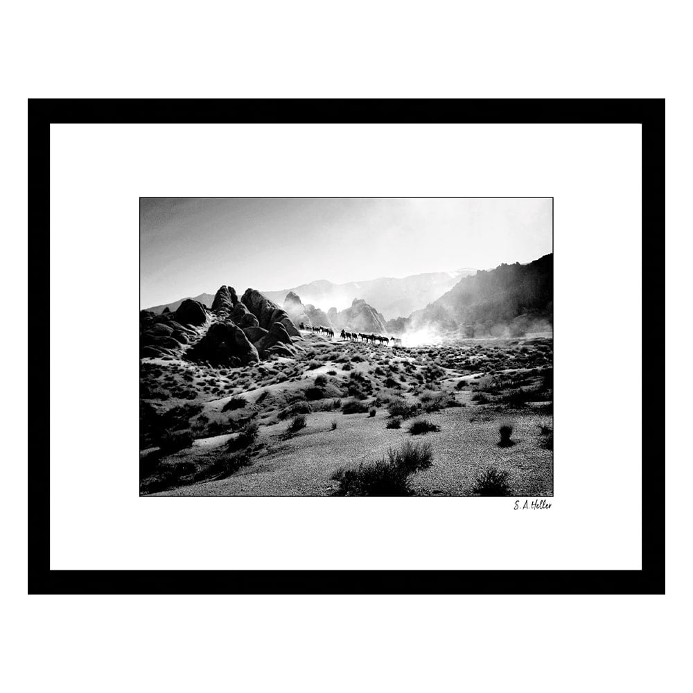 DUSTY TRAIL Framed Printed Photograph