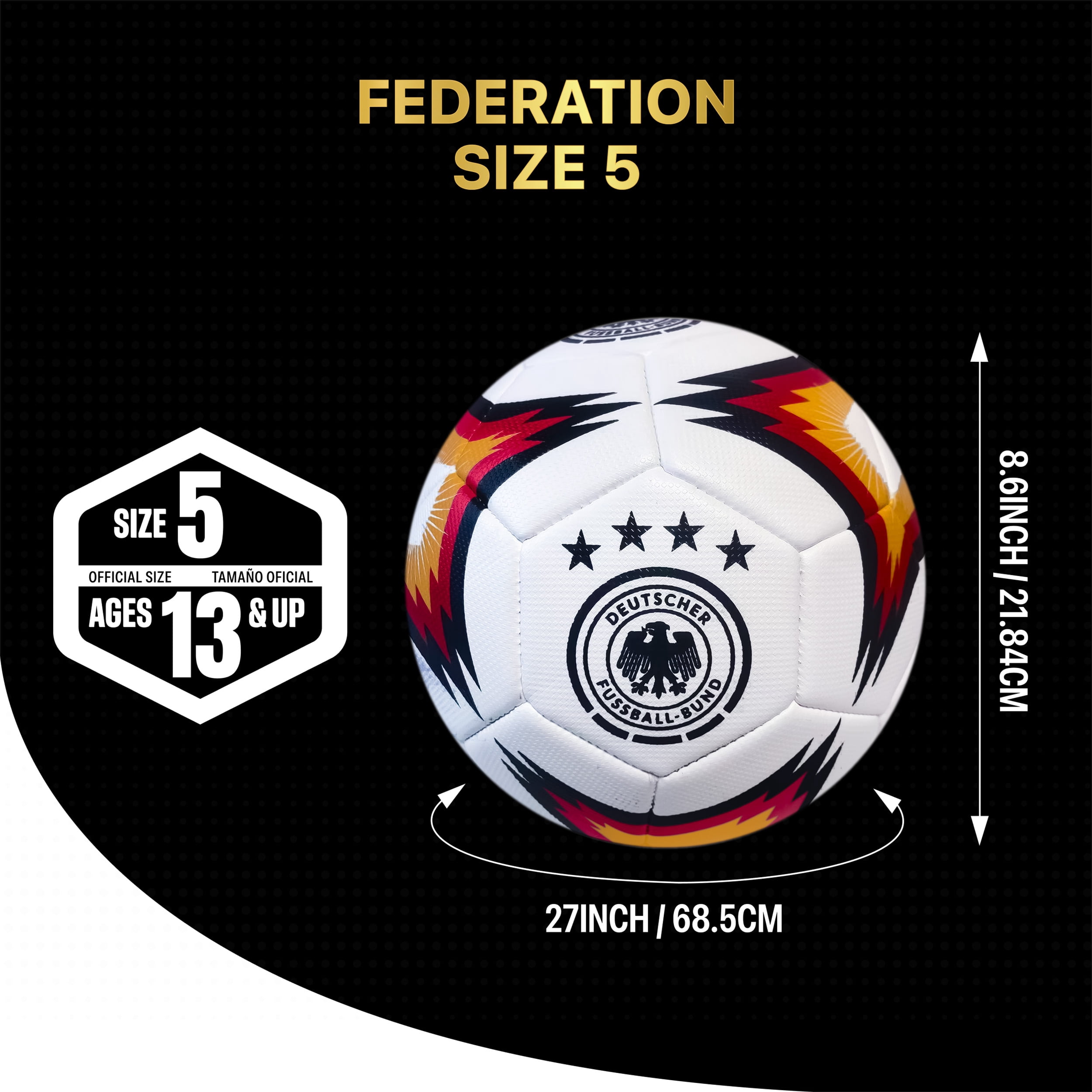 DUTCH FEDERATION SOCCER BALL #5