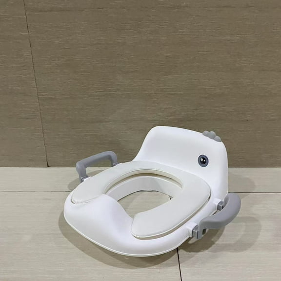 DUTUIAQ Toilet trainer seats, namely, smaller training seats for attachment to full-size toilets and toilet seats for training purposes (Grey)