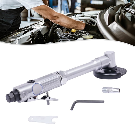 DUYIWAA 1/4Inch Air Pneumatic Angle Die Grinder Polisher Cutting Machine For Cut Off Metal 18000RPM Long Handle Sander Tool