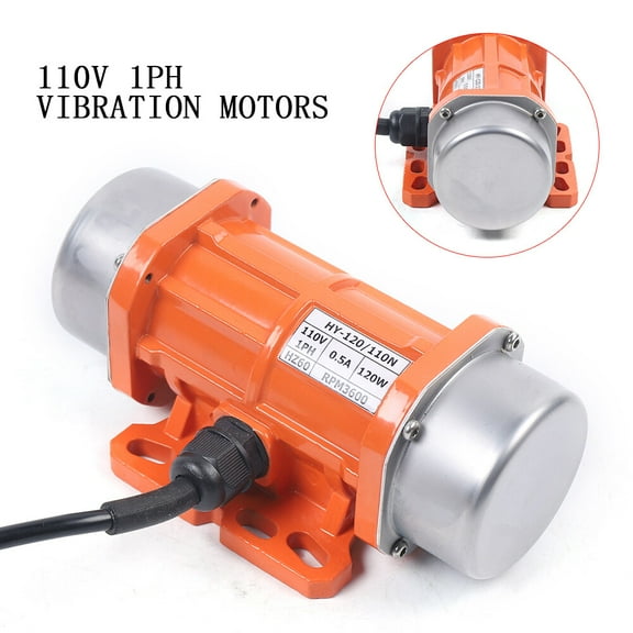 DUYIWAA 120W 110V Industrial Vibration Motor 1 phas for Vibrating Screen W/Controller