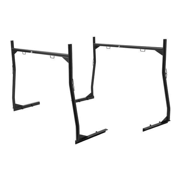 2pcs Extendable Steel Truck Ladder Rack, Heavy Duty Truck Bed Rack- 800 lbs Capacity, 46-71 inch Adjustable, J-Hook, Pickup Cargo Carrier Rack For Transporting Kayak, Surfboard, Lumber