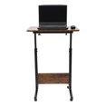 thumbnail image 1 of DUYIWAA Adjustable Height Standing Desk Portable Laptop Desk Rolling Computer Stand with 4 Wheels, 1 of 22