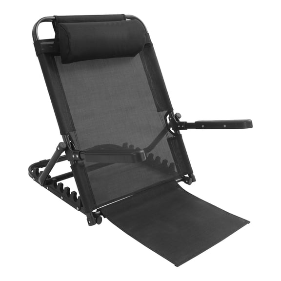 DUYIWAA Adjustable Lifting Bed Backrest with Armrest 8 Gears Sit up Bed Rest Portable Backrest Support with Pillow