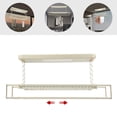 thumbnail image 1 of DUYIWAA Electric Retractable Airing Rack LED Lighting Ceiling Mount Clothes Drying Rack Adjustable Height with Remote Control, 1 of 20