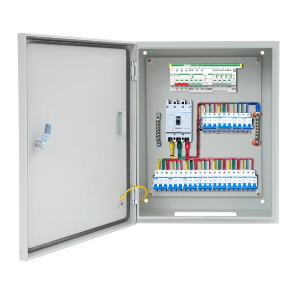 DUYIWAA Lockable Electrical Box Indoor Outdoor Steel Electrical Box Waterproof Wall Mount Electrical Box