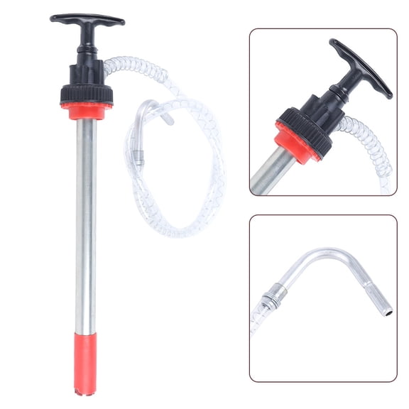 DUYIWAA Manual Oil Transfer Pump Hand Gear Oil Pump Dispenser For 5 Gallon Bucket Pail Waste Oil Fluid ExtractionPump