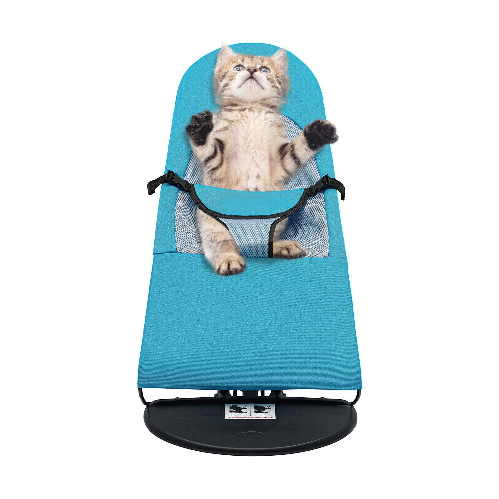 DUYIWAA Pet Rocking Chair Portable Foldable Pet Rocker Bed Cat Dog ...