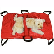 DUYIWAA Pet Transport Stretcher Animal Emergency Injury Rescue Stretcher Foldable Dog Cat Carrier with Wide Strap & 6 Handles
