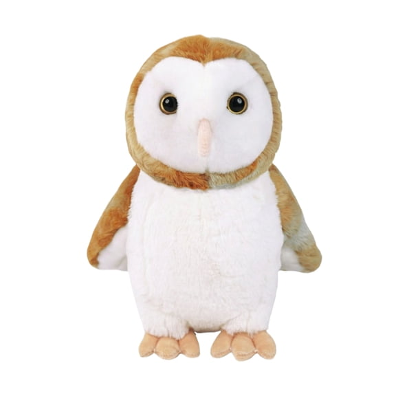 DUYIWUE Barn Owl Stuffed Animal 7.8 inches, Adventure Stuffed Owl Plush Toy with Rounded Contours and Innocent Eyes, Perfect Holiday Birthday Gifts and Companionship Gifts for Kids