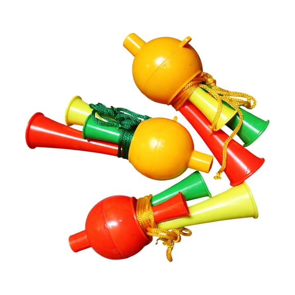 DUYIWUE Handheld Stadium Horn 4.7 inches, Cheering Horn with Lanyard, Loud Cheer Noise Maker for Sporting Events, Soccer Match, Birthday Party, Car Boat Safety Equipment (1PCS)