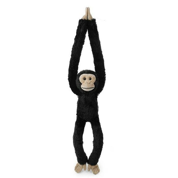DUYIWUE Hanging Chimpanzee Stuffed Animals 19.7 inches, Cute Chimpanzee Plush Toys with Long Arm, Chimpanzee Curtain Buckle for Decoration, Chimpanzee Stuffed Jungle Animals for Kids