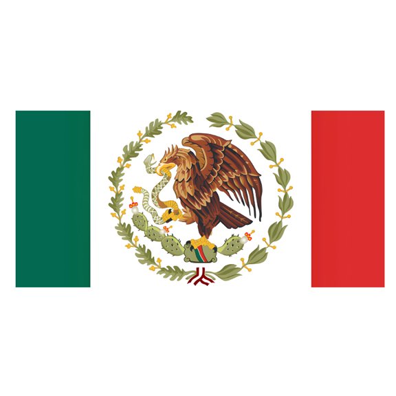 DUYIWUE Mexico Flag Print Sports Headbands 9.45 inches, World Cup Soccer Fans Multifunctional Non-Slip Headbands, Stretch Sweat Absorbent Hair Ties for Men Women Workout Football Events Decor