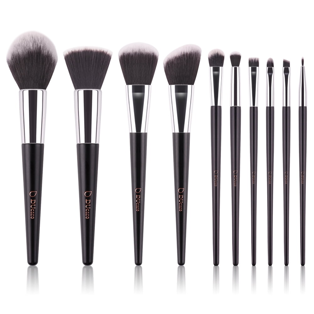 DUcare 10pcs Makeup Brushes Kabuki Brush Set Synthetic Makeup Brush