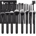 thumbnail image 1 of DUcare 27 Pc Makeup Brush Set - Wood, Black, 1 of 14