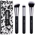 thumbnail image 1 of DUcare Makeup Kabuki Brushes 3Pcs Foundation Brush Contour Brush Concealer Brush Blusher Brush Bronzer Travel Buffing Stippling Contour Liquid Blending Makeup Brush Set Black, 1 of 10
