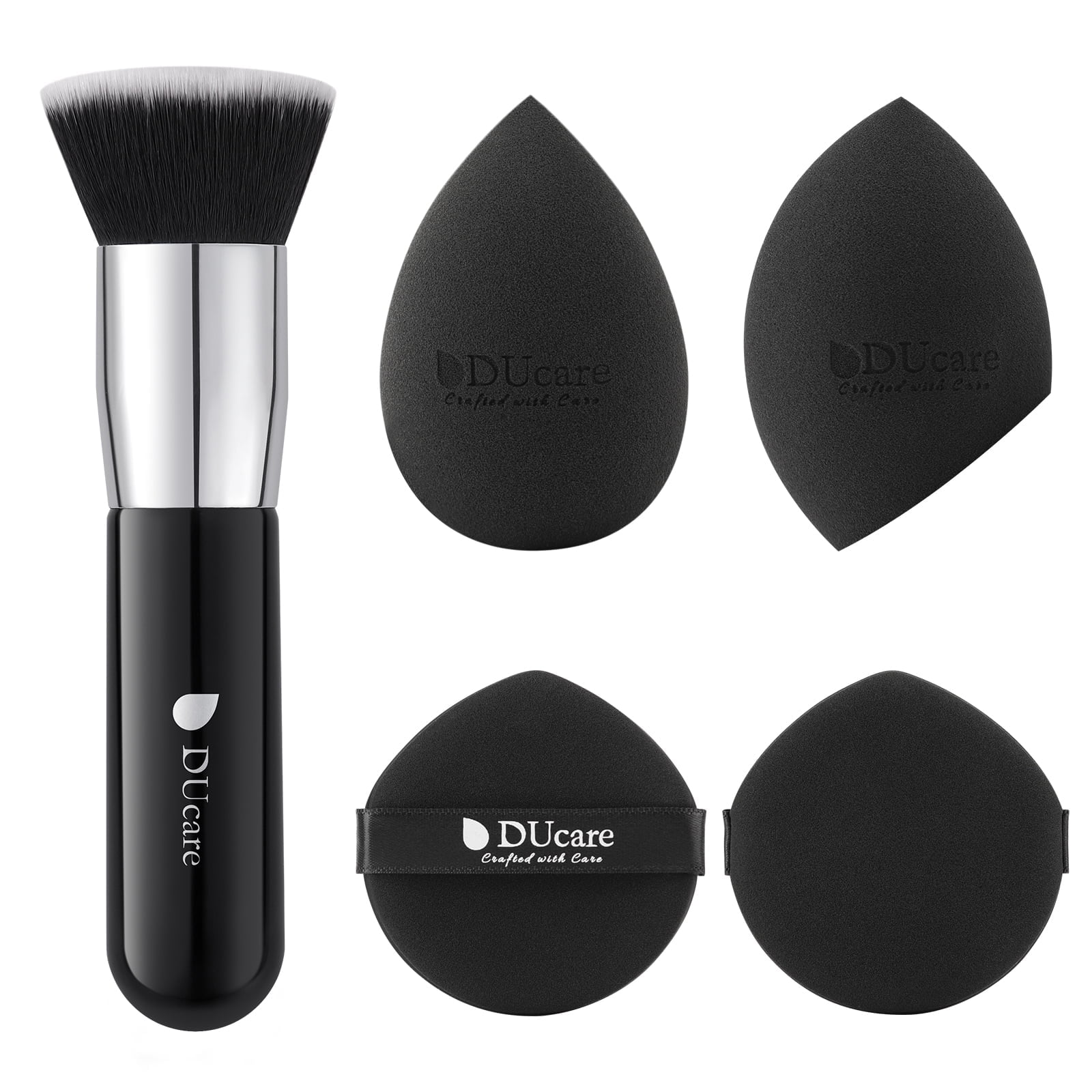 DUcare Makeup Sponges with Foundation Brush Makeup Puff Blending ...