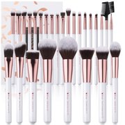 DUcare Professional 27-Piece Vegan Makeup Brush Set - White Luxury Kabuki, Foundation, Blending & Eyeshadow Brushes with Gift Box FSC Certified