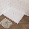 thumbnail image 1 of DV-1SB0109 48" Shower Base in White with Single Threshold Shower Pan, Non-slip Design, 1 of 4