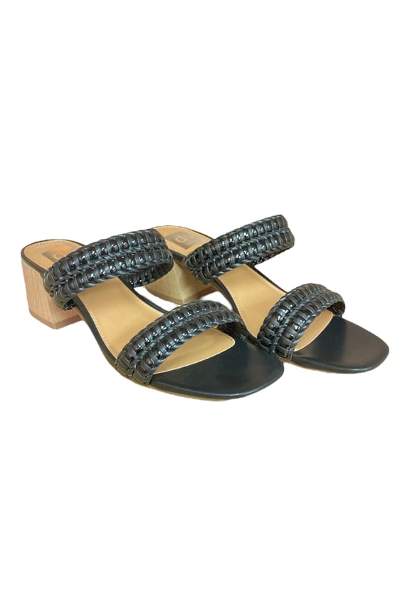 DV Dolce Vita Ladies Cushioned Memory Foam Lightweight Santana Sandal (Black, 7)