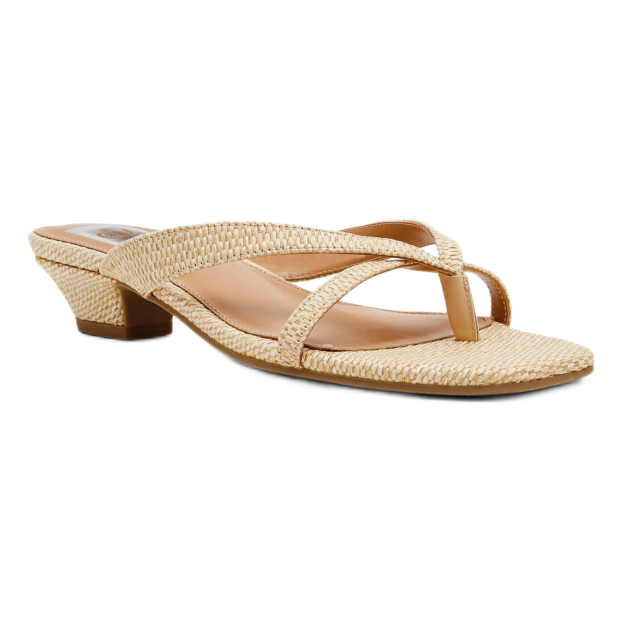 DV Dolce Vita Women's Bex Slide On Kitten Heel Sandal