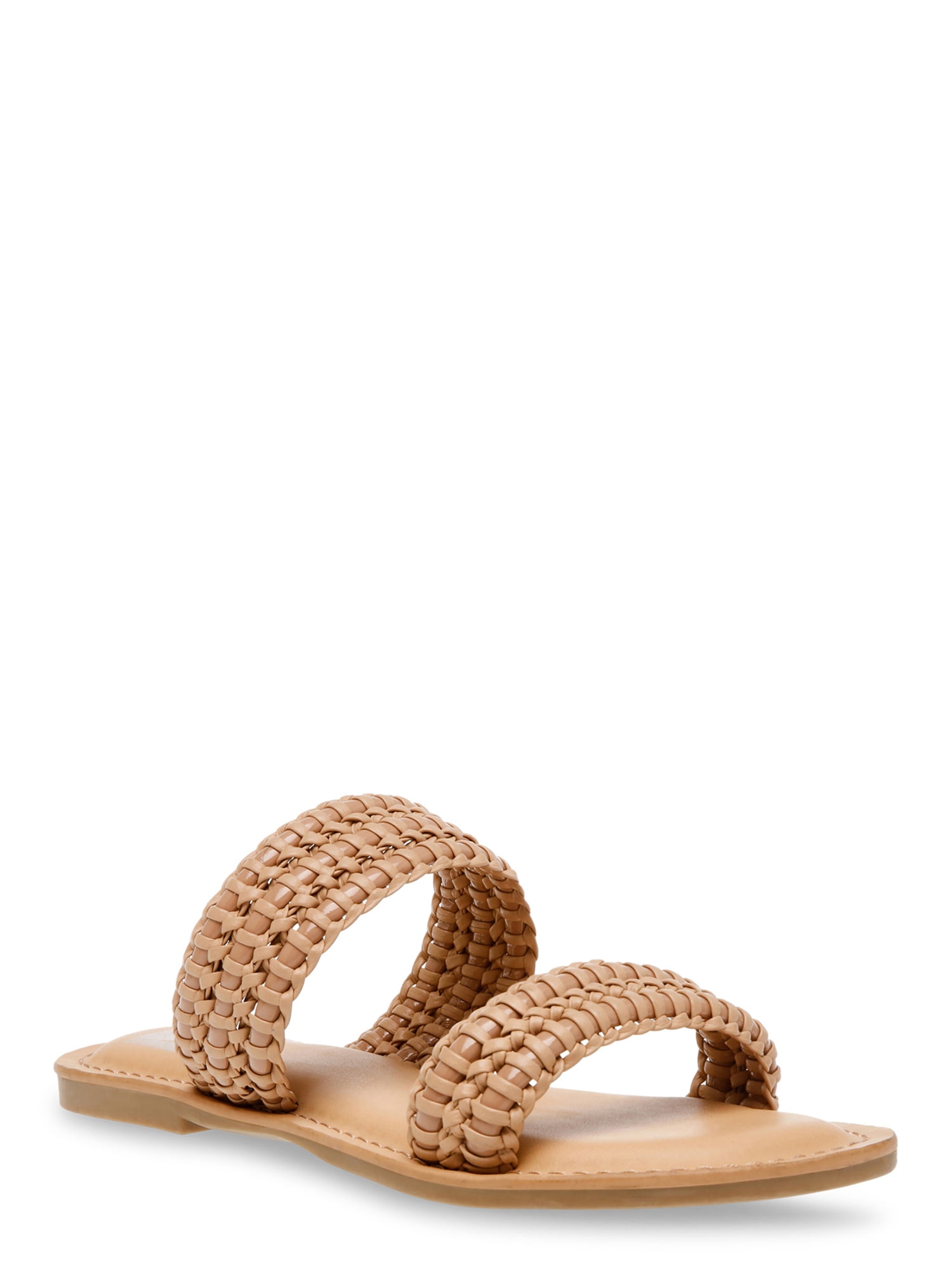 DV Dolce Vita Women's Joolip Braided Two Band Flat Sandal