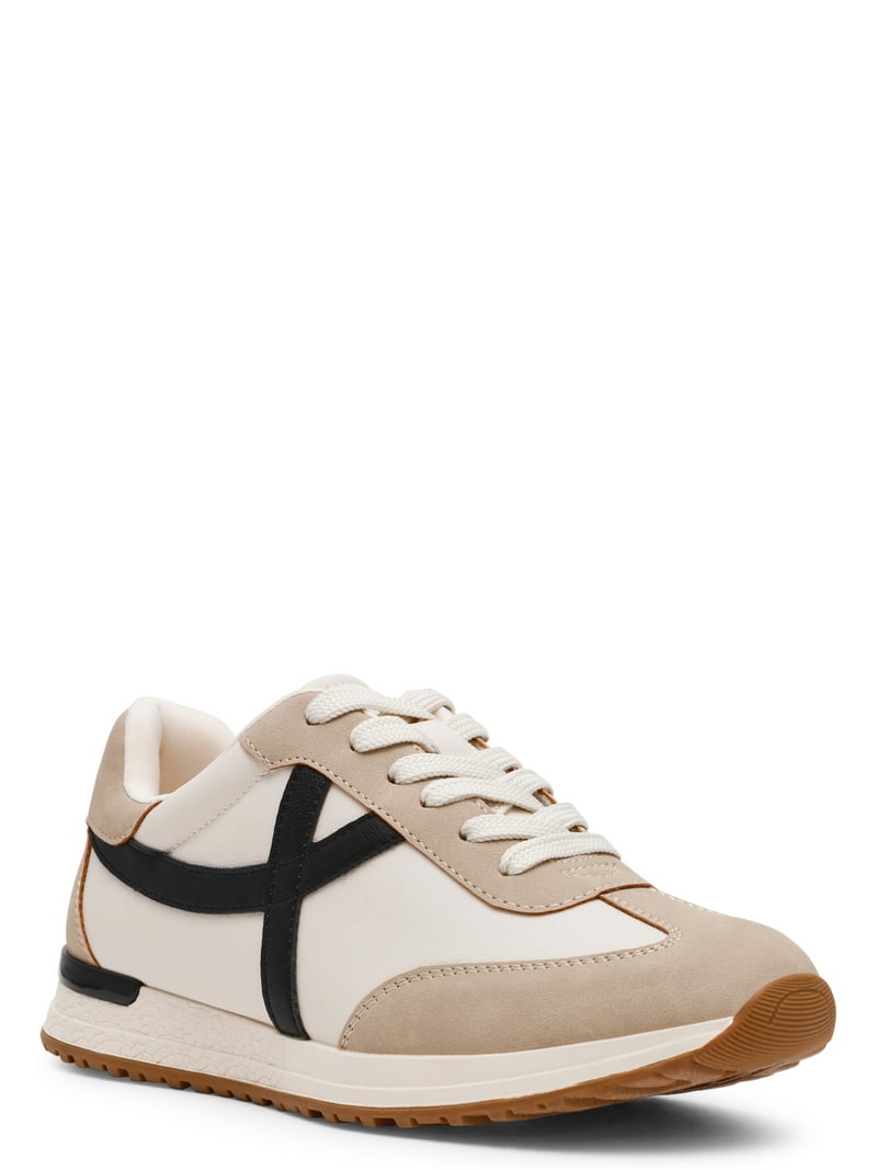 (取寄) レディース  DV by Dolce Vita women Joque Black White DV Dolce Vita Women's Joque Lace-Up Sneaker - Walmart.com