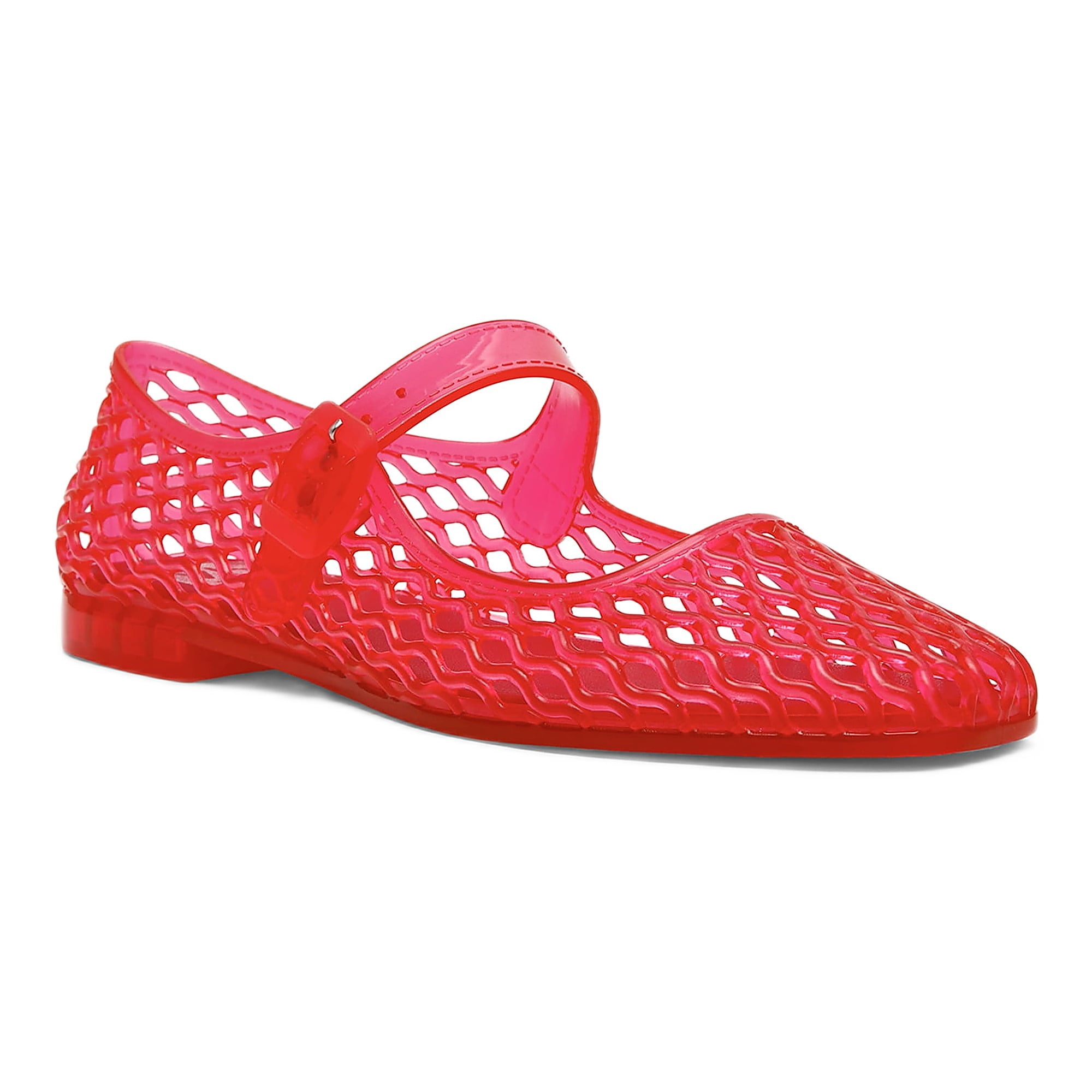 DV Dolce Vita Women's Mulaney Jelly Mary Jane Flat
