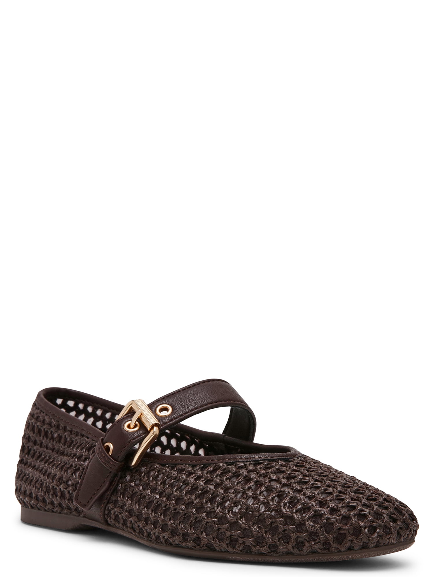DV Dolce Vita Women's Mulaney Woven Mary Jane Flat