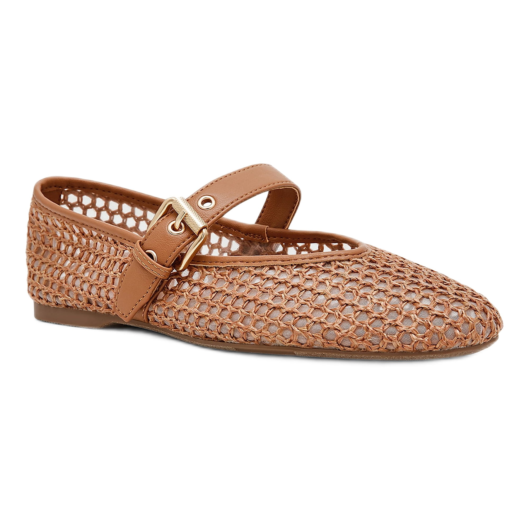 DV Dolce Vita Women's Mulaney Woven Mary Jane Flat