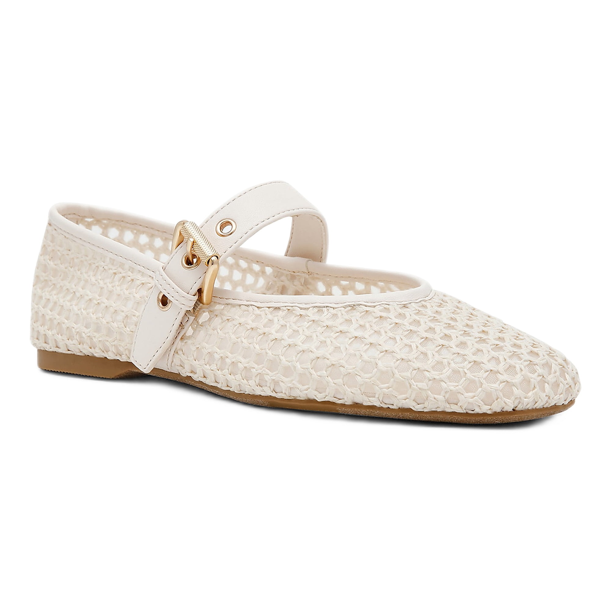 DV Dolce Vita Women's Mulaney Woven Mary Jane Flat