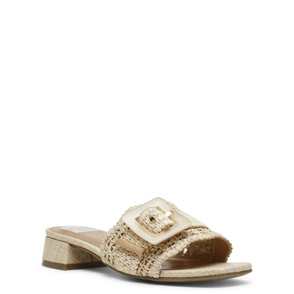 DV Dolce Vita Women's NIXIE Block Heel Mule Sandal with Buckle