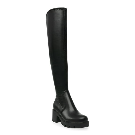 DV Dolce Vita Women's Nitro Knee High Lug Sole Boot