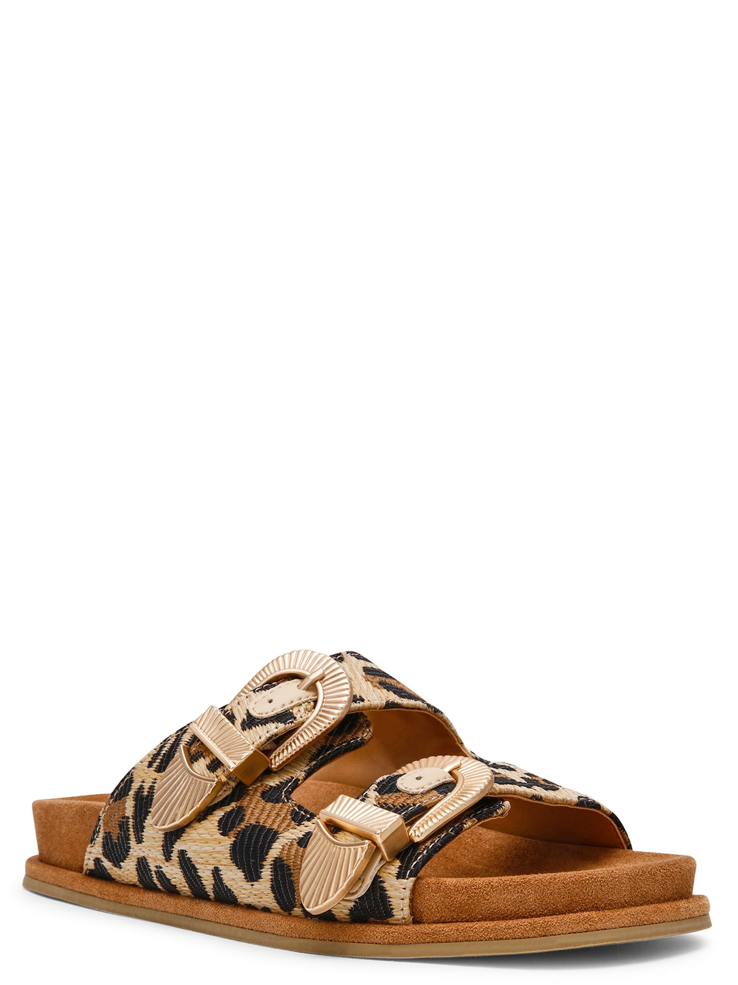 DV Dolce Vita Women's Percy Buckle Footbed Sandal