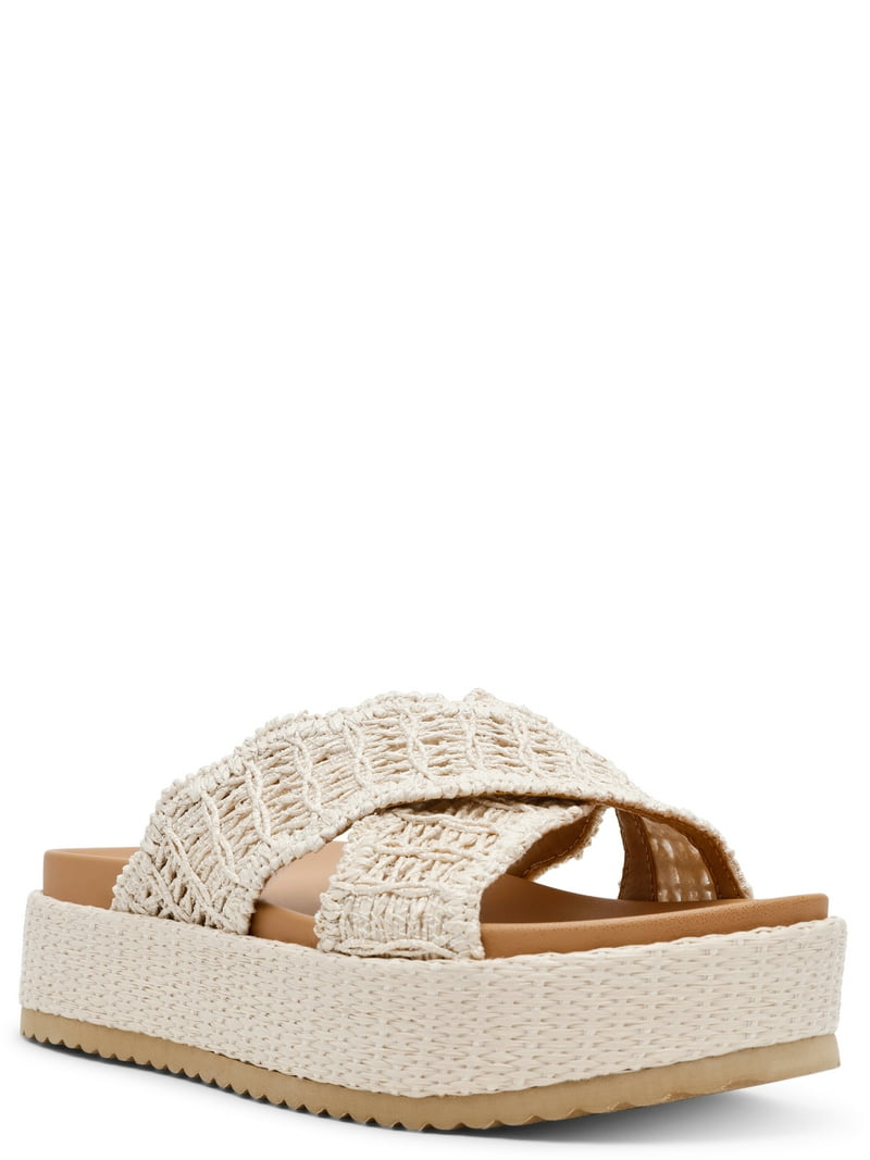 DV Dolce Vita Women's Sivan Platform Slide On Sandal - Walmart.com