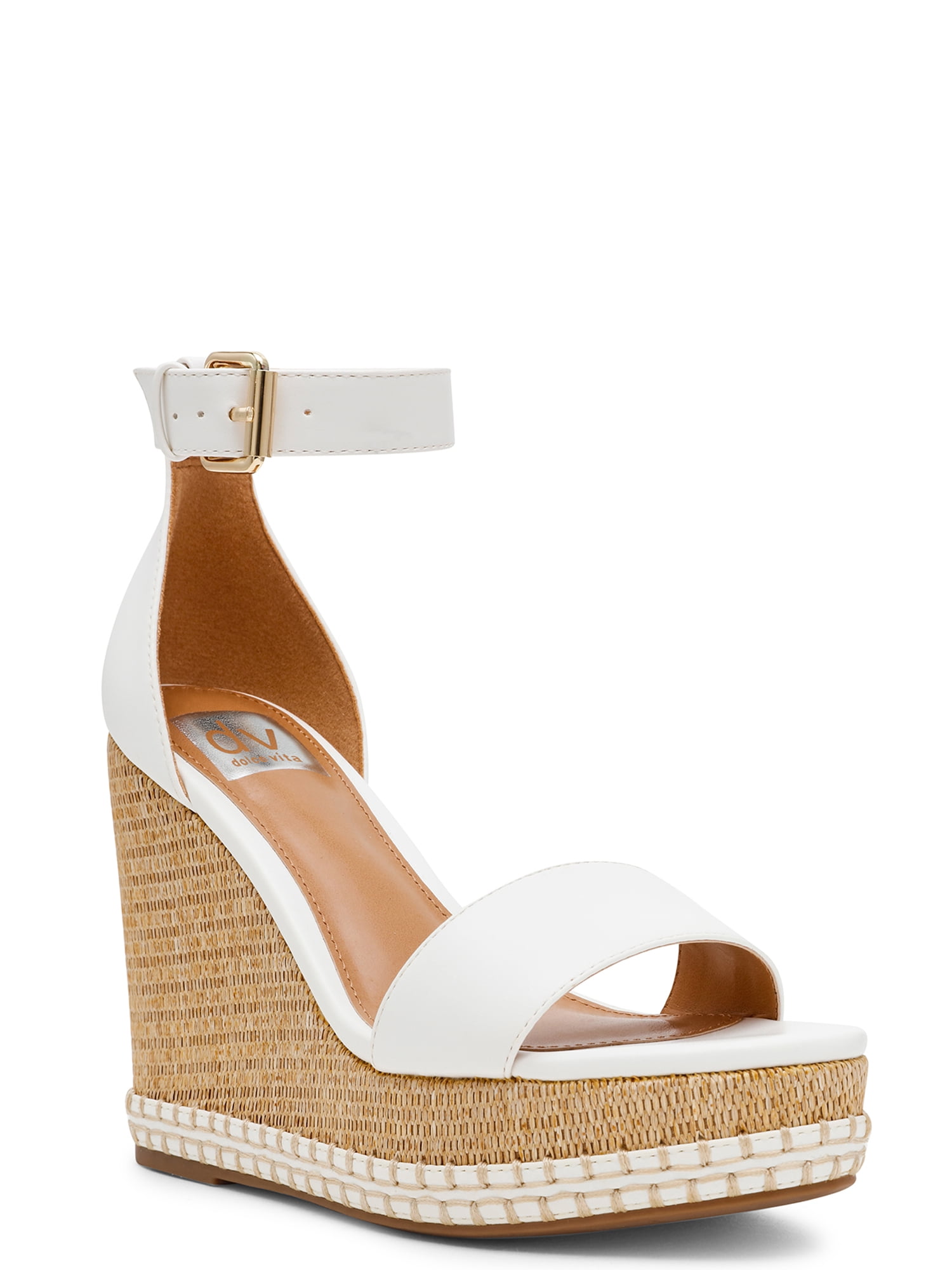 DV Dolce Vita Women's Tammara Wedge Sandal with Ankle Strap