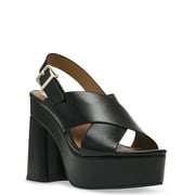 DV Dolce Vita Women's Wentz Criss Cross Platform Block Heel