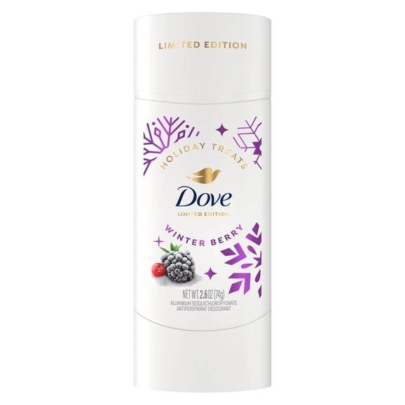 Dove Limited Edition Invisible Solid Berry Bliss 72 Hour Sweat & Odor Protection, 2.6 OZ