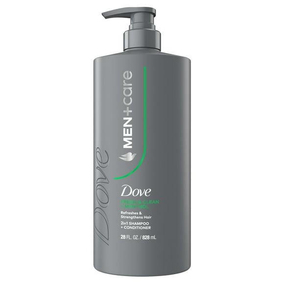 Dove Men+Care Men+Care Shampoo for Hair Refreshing & Strengthening Fresh + Clean with Menthol, 28 fl oz