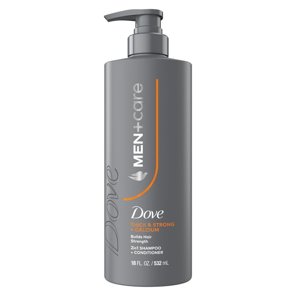 Dove Men+Care Shampoo Thick + Strong 18 fl oz 1 Count