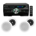 thumbnail image 1 of DV4000 4000w Bluetooth Home Theater DVD Receiver+4) 5.25" White Ceiling Speakers, 1 of 18