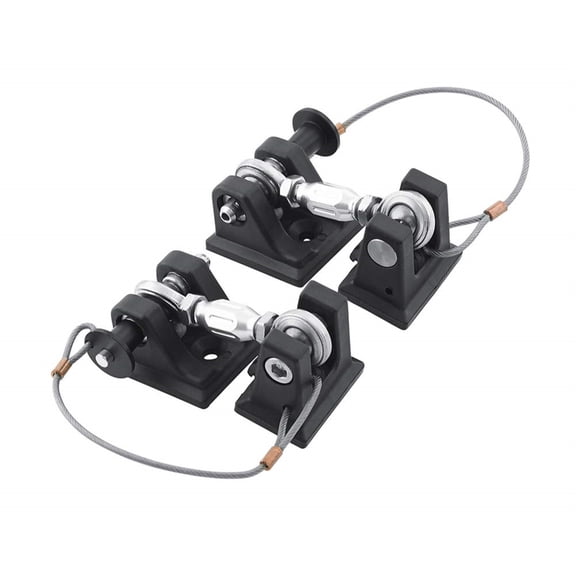 Hood Hold Down for the 2007-2018 Jeep Wrangler JK | Quick Release Push Pin | Adjustable Tensioning Turnbuckle | Steel & Billet Aluminum Construction | DV8 Offroad